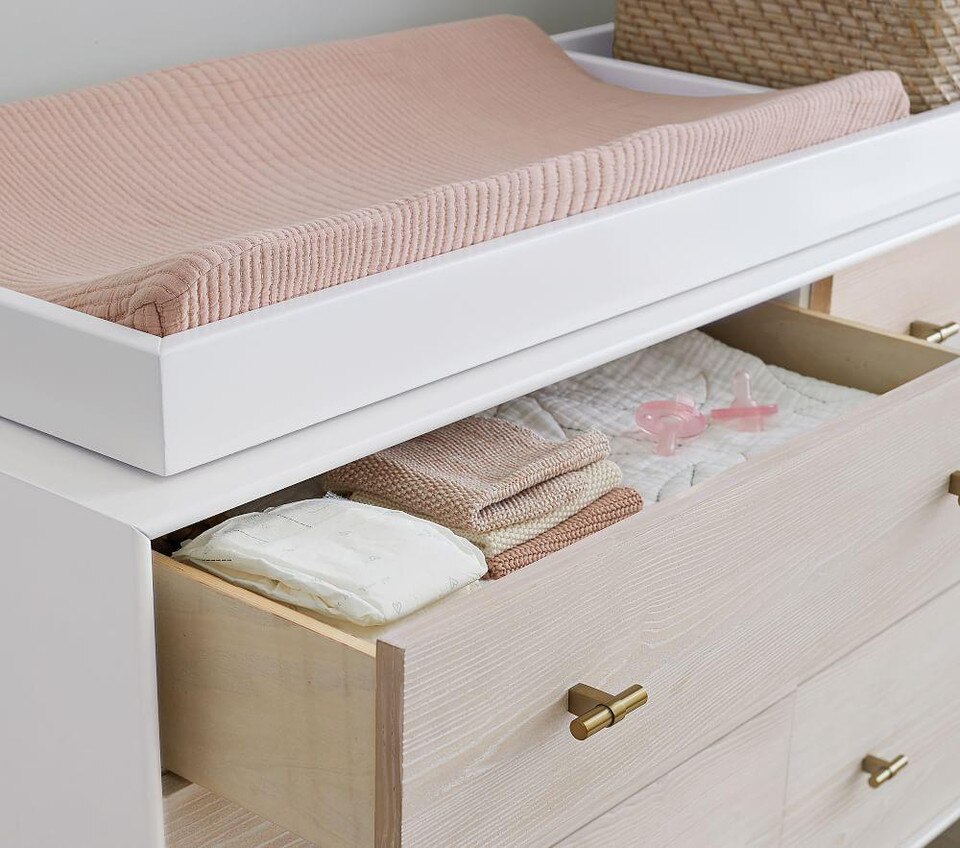 west elm x pbk Modernist ExtraWide Dresser & Change Table Topper